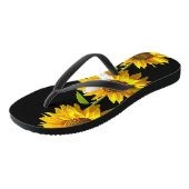 Tongs Tournesol Floral Dove Flip Flops (Incliné)