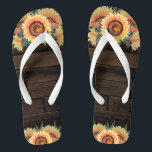 Tongs Tournesol rustique de pot de maçon de pays en bois<br><div class="desc">Bascules électroniques rustiques de tournesol de pot de maçon de pays en bois de grange - décorées d'un arrière - plan en bois et des tournesols de grange rustique. Utilisation pour les cadeaux nuptiales de douche,  les cadeaux de Noël et plus.</div>