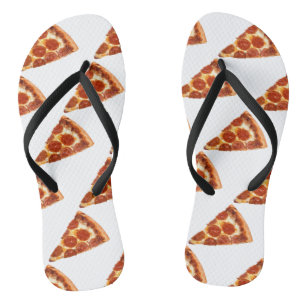 Tongs tranche de pizza pepperoni classique de SlipperyJo