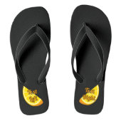 Tongs tranche orange (Semelle)