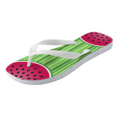 Tongs Tranches de ponceau de pastèque (Incliné)