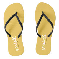 Trendy Chic Mustard Jaune Simple Bold Nom du scrip