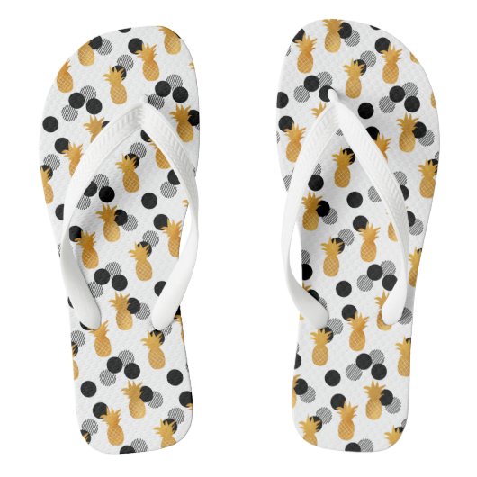Tongs Trendy Tropical Pineappy Flops Motif (Semelle)