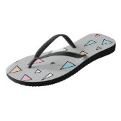 Tongs Triangles Funky Pastel Coloris Flip Flops (Incliné)