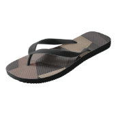 Tongs Triangles polygonaux géométriques imprimés couleur (Incliné)