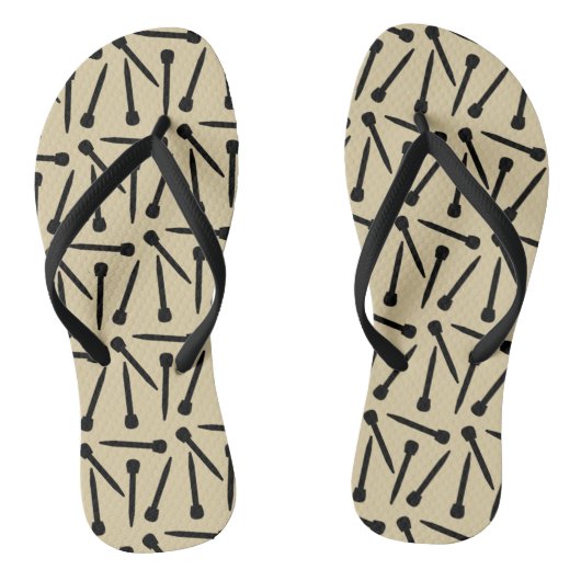 Tongs Tricot Aiguilles Fils + Artisanat (Semelle)