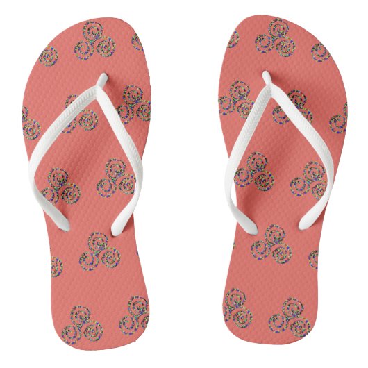 Tongs Triskelion Celtique Symbole de Force (Semelle)