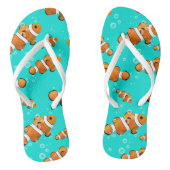Tongs Tropical Clownfish & Bubbles Motif (Semelle)