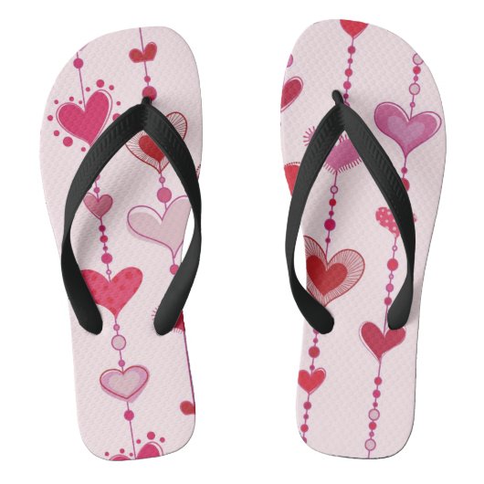 Tongs Tuiles de coeur (Semelle)
