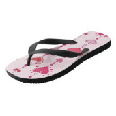 Tongs Tuiles de coeur (Incliné)