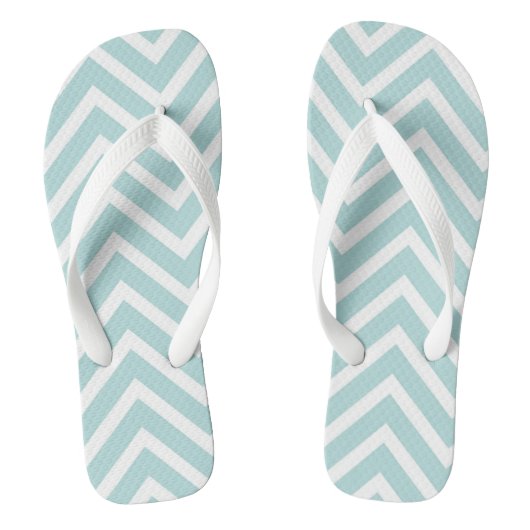 Tongs Turquoise Chevron (Semelle)