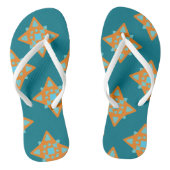 Tongs Turquoise et orange (Semelle)