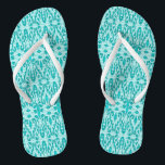 Tongs Turquoise-Tropical-Mariage-Réception<br><div class="desc">Le style Enfant-Ado-Adulte-Unisexe Choix-APPRÉCIENT ! NOUVEAU tissu 2018 !  Appréciez !
 :  Produit dans la BASCULE</div>