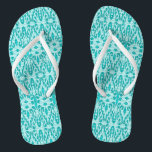 Tongs Turquoise-Tropical-Mariage-Réception<br><div class="desc">Le style Enfant-Ado-Adulte-Unisexe Choix-APPRÉCIENT ! NOUVEAU tissu 2018 !  Appréciez !
 :  Produit dans la BASCULE</div>