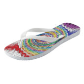 Tongs Un éclat coloré (Incliné)