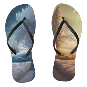 Tongs Un jour en hiver