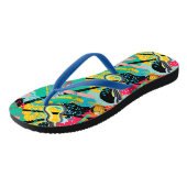 Tongs Un mélange musical Abstrait (Incliné)