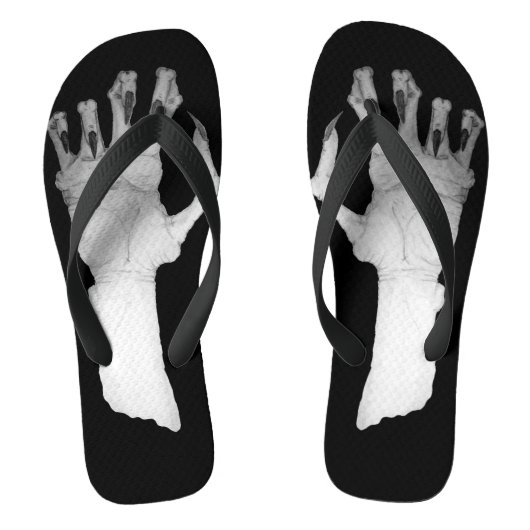 Tongs Un monstre effrayant à la main (Semelle)