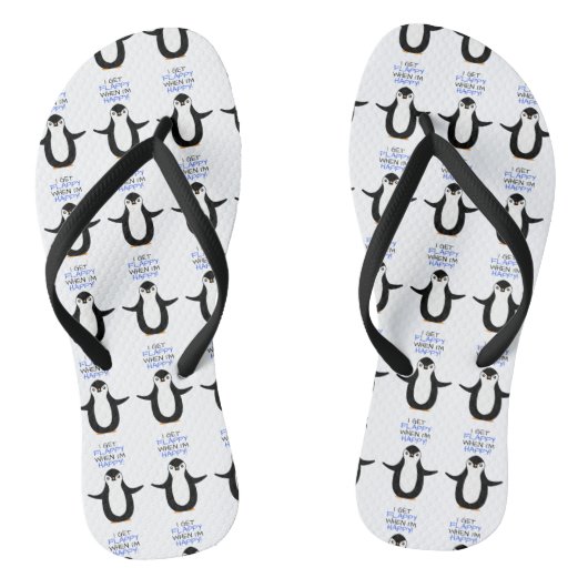 Tongs Un pingouin heureux (Semelle)