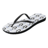 Tongs Un pingouin heureux (Incliné)