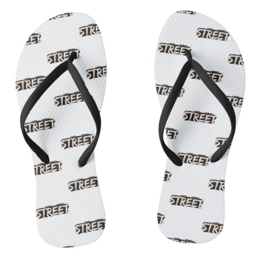 Tongs Une paire de pantoufles blanches (Semelle)