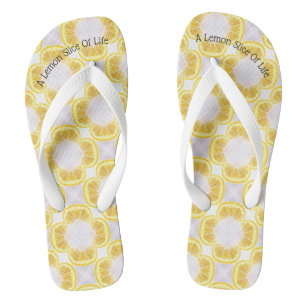 Tongs Une tranche de vie de citron