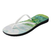 Tongs Van Gogh. Green Blé Fields Auvers. Impressionnisme (Incliné)