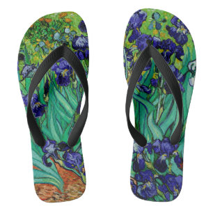 Tongs Van Gogh Irises/Purple/St. Remy