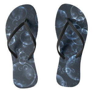 Tongs Verres bleus, bokeh