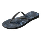 Tongs Verres bleus, bokeh (Incliné)