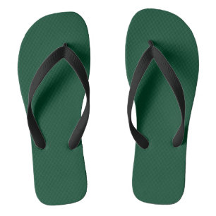 Tongs Vert de course britannique (couleur solide)