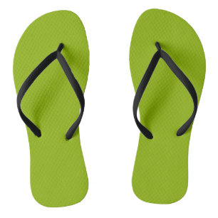 Tongs Vert pomme (couleur unie)