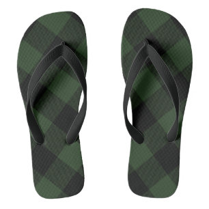 Tongs Vichy Buffalo Celtique Vert Noir