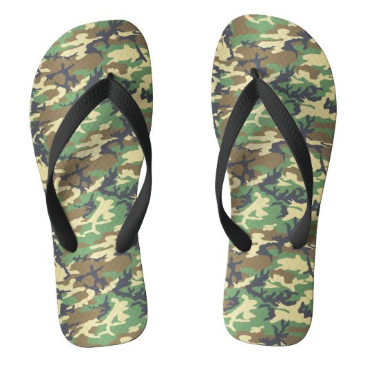Tongs Vieux École Woodland Camo Flip Flops (Semelle)