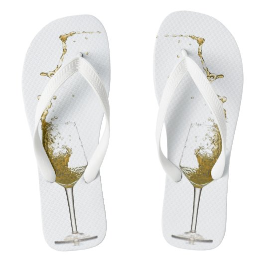 Tongs Vin blanc Verre Mariage Dégustation de vin (Semelle)