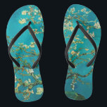 Tongs Vincent Van Gogh Blossoming Almond Tree Floral Art<br><div class="desc">Vincent Van Gogh Arbre d'amande fleuri Vintage Art floral Arbre d'amande fleuri est un tableau de 1890 de l'artiste post-impressionniste néerlandais Vincent van Gogh. Almond Blossoms est un ensemble de plusieurs tableaux réalisés en 1888 et 1890 par Vincent van Gogh à Arles et Saint-Rémy, dans le sud de la France,...</div>