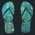 Tongs Vincent Van Gogh Blossoming Almond Tree Floral Art<br><div class="desc">Vincent Van Gogh Arbre d'amande fleuri Vintage Art floral Arbre d'amande fleuri est un tableau de 1890 de l'artiste post-impressionniste néerlandais Vincent van Gogh. Almond Blossoms est un ensemble de plusieurs tableaux réalisés en 1888 et 1890 par Vincent van Gogh à Arles et Saint-Rémy, dans le sud de la France,...</div>