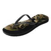 Tongs Vincent van Gogh - Crâne avec cigarette brûlante (Incliné)