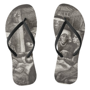 Tongs Vincent Van Gogh La lithographie des mangeurs de p