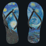 Tongs Vincent van Gogh, Starry Night<br><div class="desc">Starry Night,  célèbre peinture de Vincent van Gogh</div>