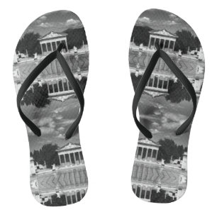 Tongs Vintage USA Californie San Simeon Neptune piscine