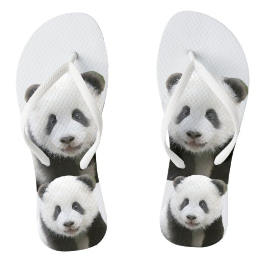 Tongs Visage de panda (Semelle)