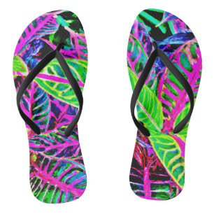 Tongs Vivid Foliage Elegance Motif