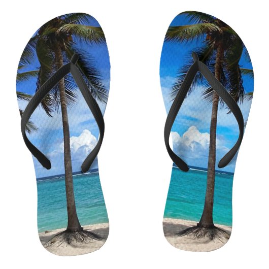 Tongs Voyage de famille vacances à la plage Guadeloupe C (Semelle)