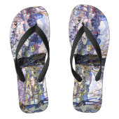 Tongs Vue d'Arles, vergers à fleurs (1889) Van Gogh (Semelle)