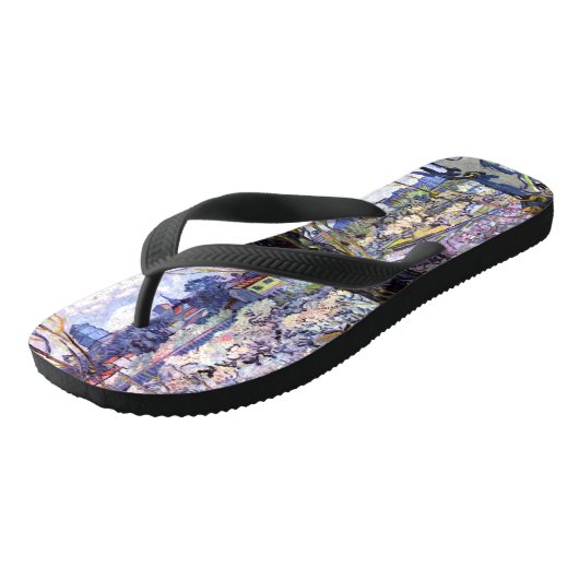 Tongs Vue d'Arles, vergers à fleurs (1889) Van Gogh (Incliné)