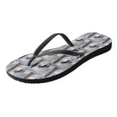 Tongs Weimaraner Laisser Neige Noël (Incliné)