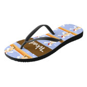 Tongs Windmills Brown avec toit rouge motif (Incliné)