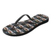 Tongs Winter Havanese Caravan Christmas Adventure (Incliné)