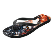 Tongs Wolf Abstrait Wild Spirit (Incliné)